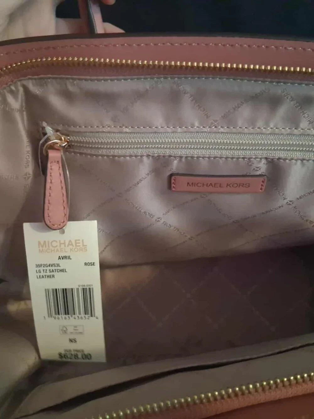 Pink Leather Michael Kors Purse